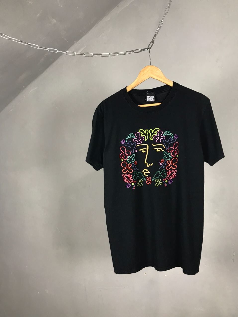 Vintage Vintage Art Streetwear Black Tee Size US M / EU 48-50 / 2 - 1 Thumbnail