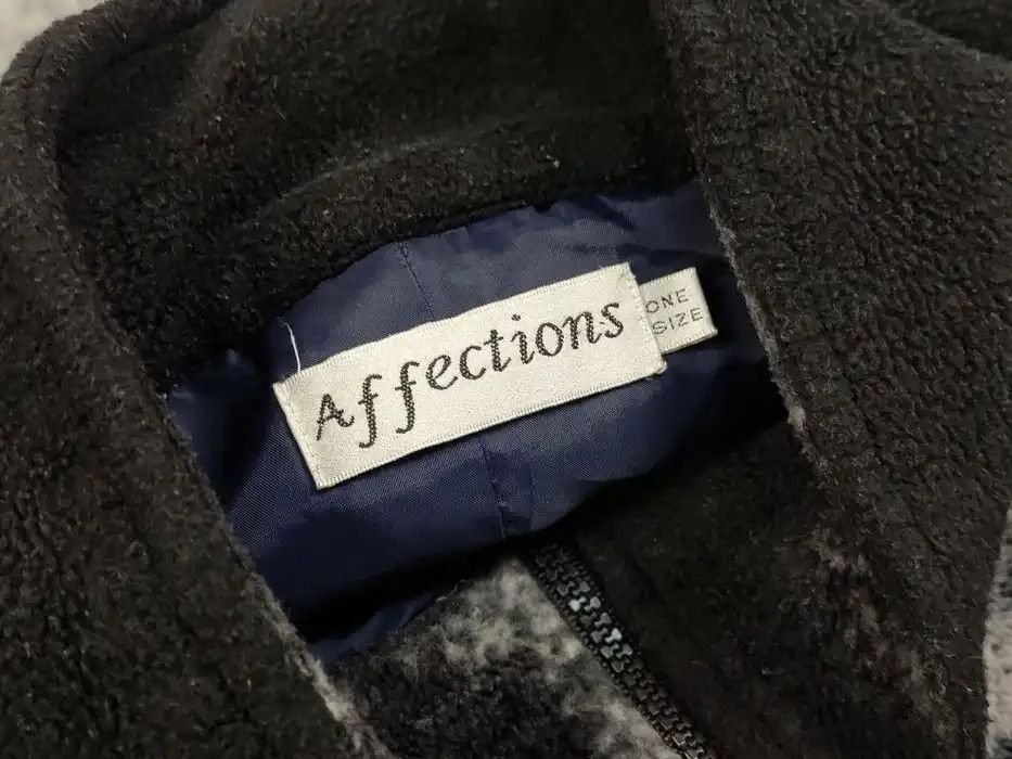 Japanese Brand Vintage 90's Fleece Zip Jacket Over Art Winter Wolf Hype Size US S / EU 44-46 / 1 - 8 Thumbnail