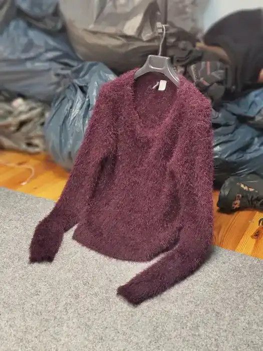 Other Vintage Japanese Mohair Style Fuzzy Crewneck Sweater Size S / US 4 / IT 40 - 10 Thumbnail