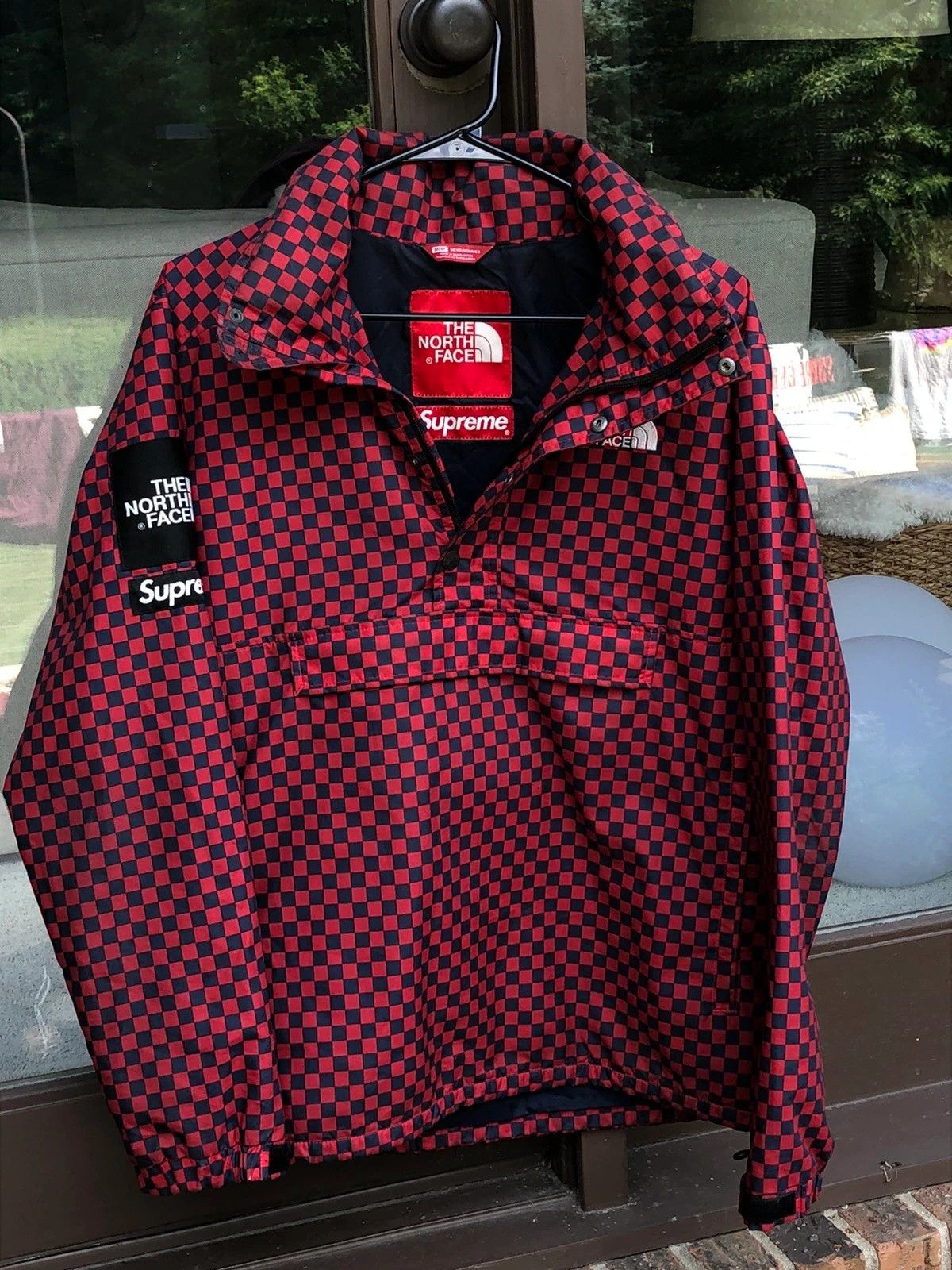 Supreme The North Face Checkered Pullover | Grailed