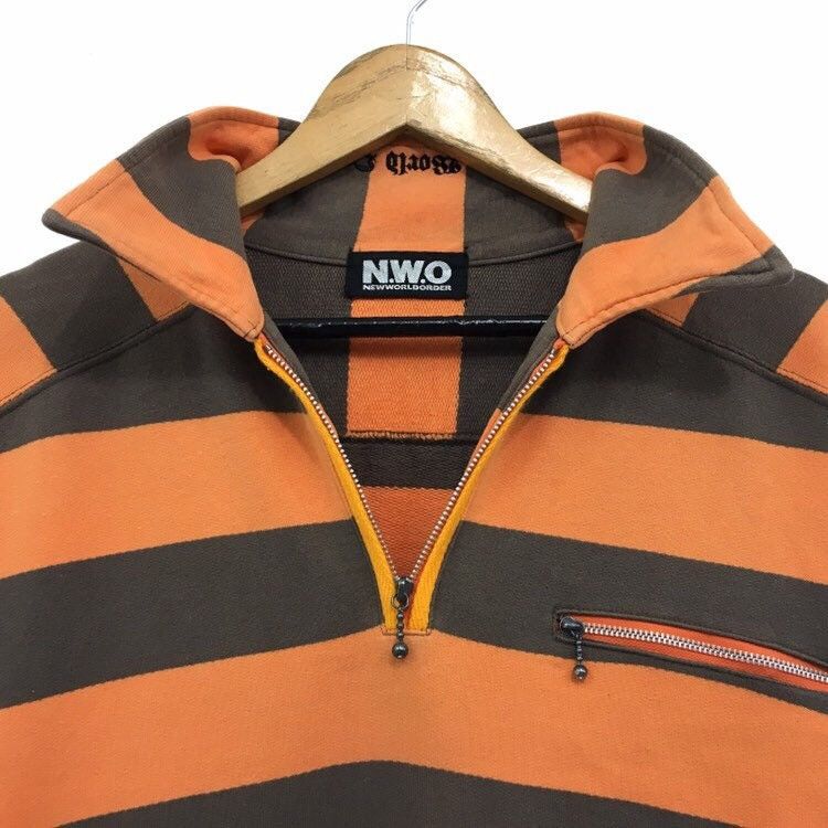 Vintage × WCW/nWo New World Order NWO Stripe Sweatshirt Size US M / EU 48-50 / 2 - 6 Thumbnail