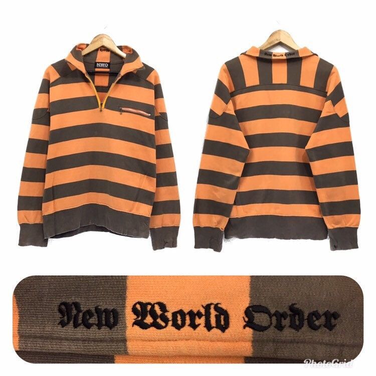 Vintage × WCW/nWo New World Order NWO Stripe Sweatshirt Size US M / EU 48-50 / 2 - 3 Thumbnail