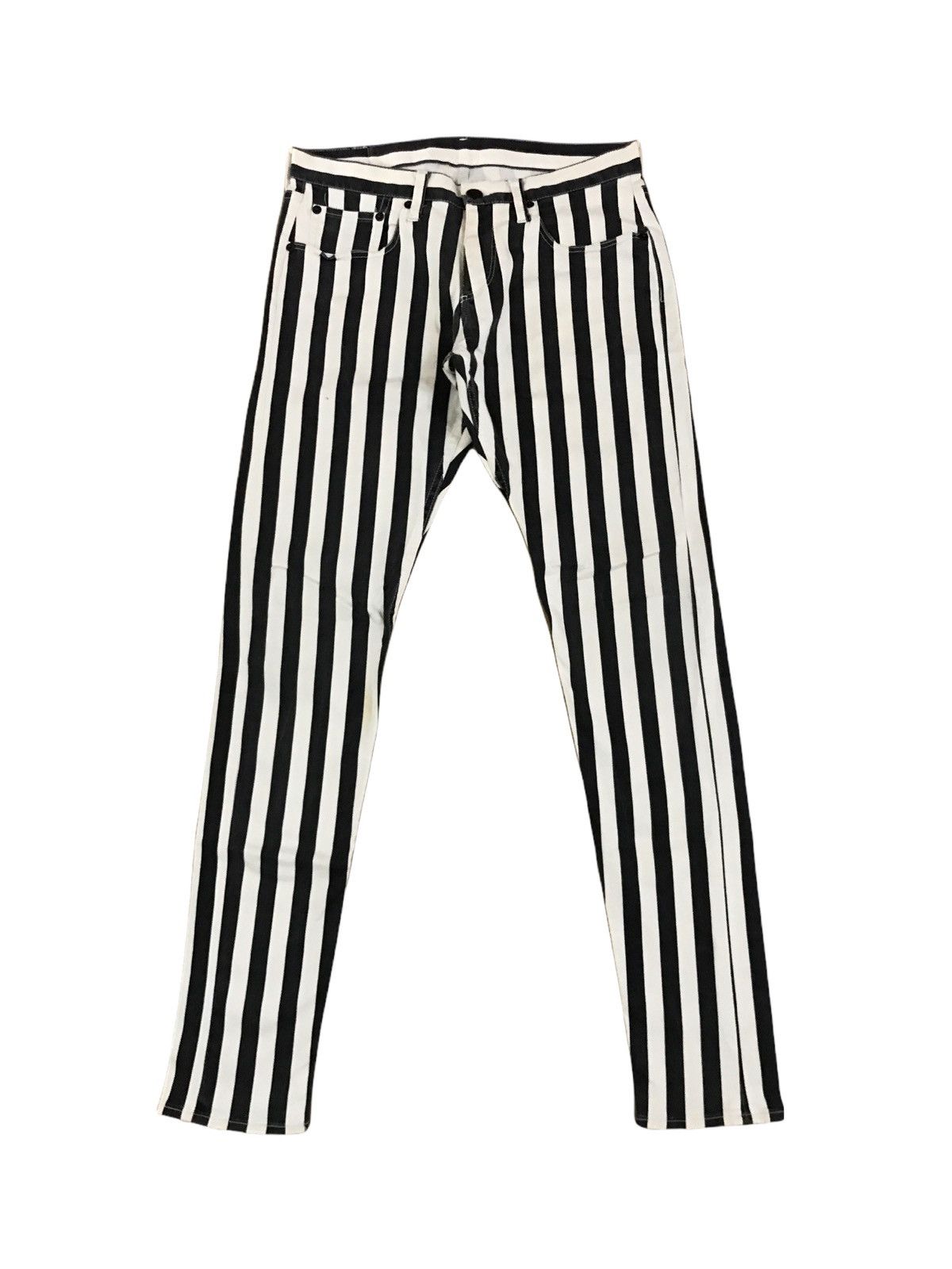 💥Mega Rare💥Monkey Time Stripes Prisoners Skinny Pants