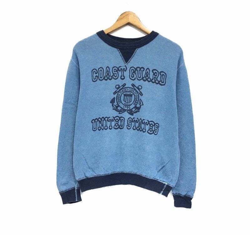 Russell Athletic × Sports Specialties × Vintage Vintage Coast Guard United States Crewneck Sweatshirt Size US S / EU 44-46 / 1 - 1 Thumbnail