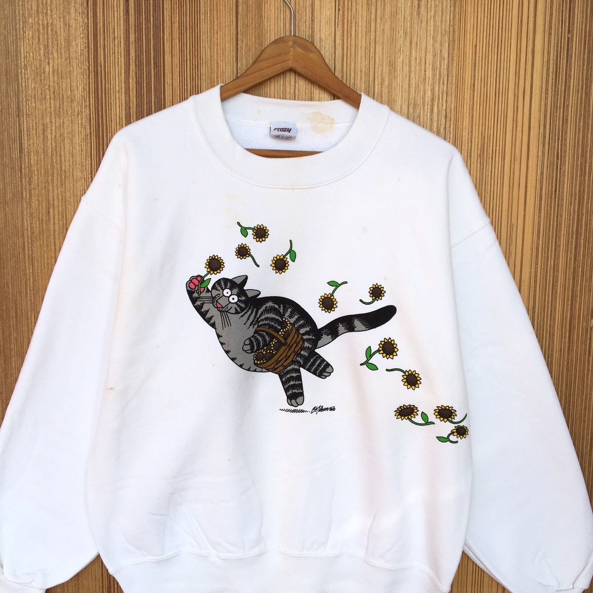 Vintage Vintage BKLIBAN CAT Crewneck Sweatshirt Size US S / EU 44-46 / 1 - 4 Thumbnail