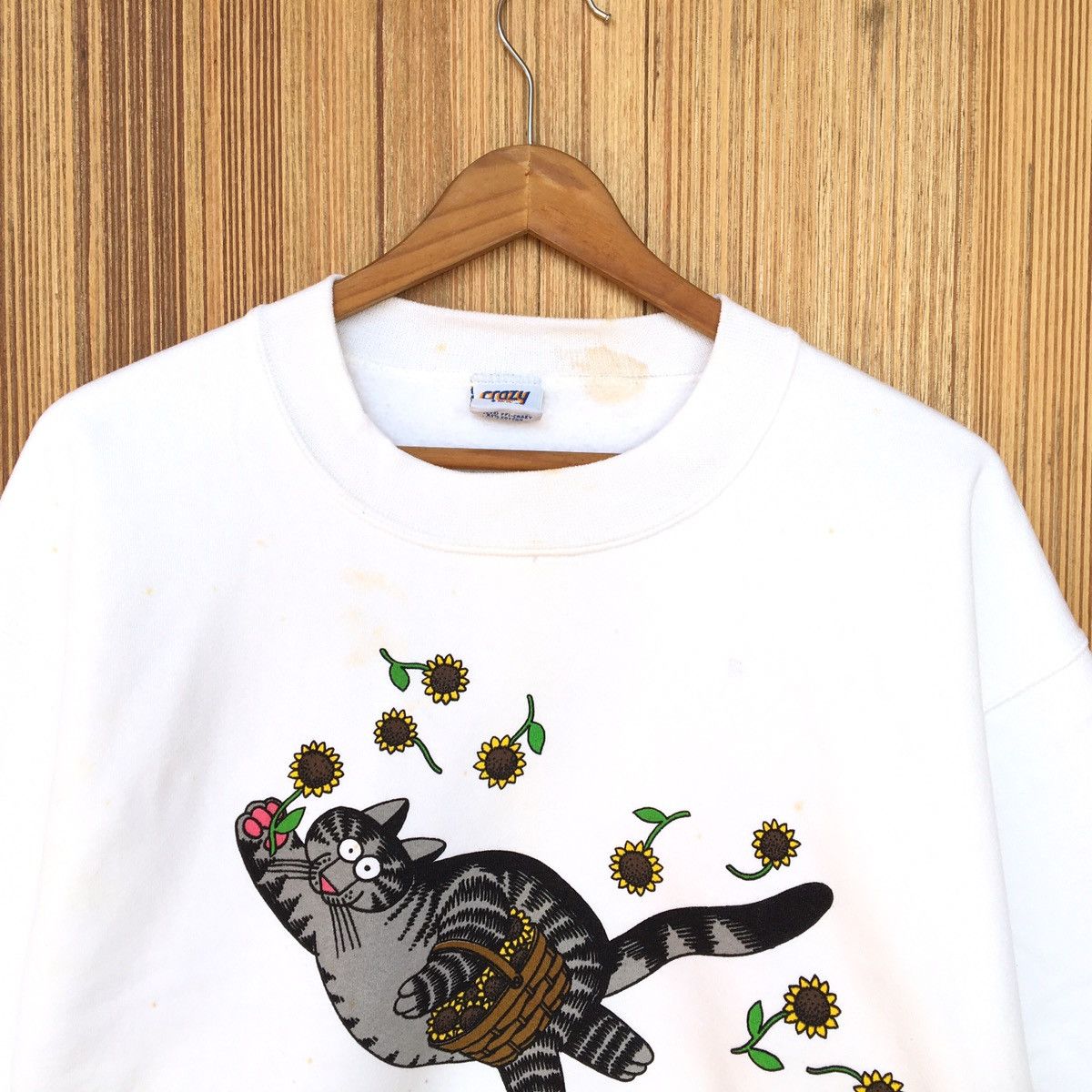 Vintage Vintage BKLIBAN CAT Crewneck Sweatshirt Size US S / EU 44-46 / 1 - 6 Thumbnail