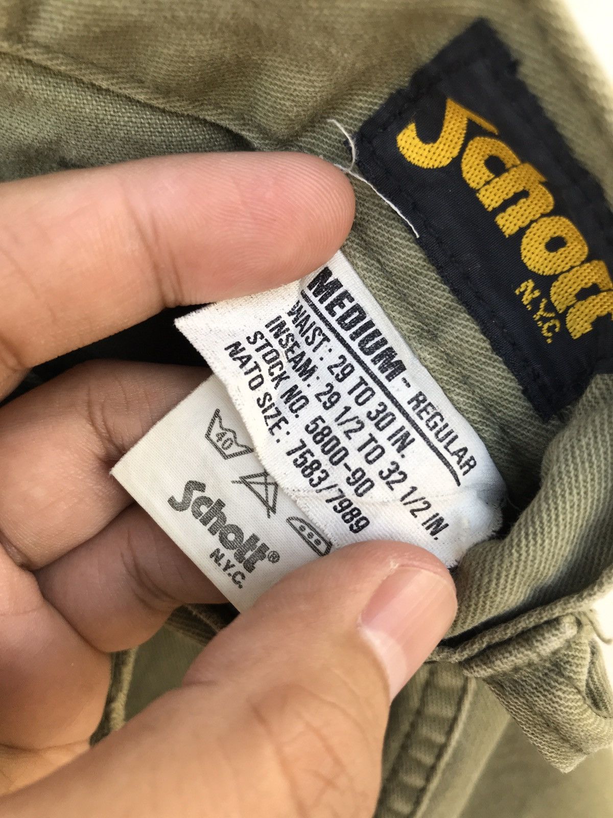 Schott Schott Nyc Tactical Military Parachute Trousers Pants Size US 29 - 21 Thumbnail