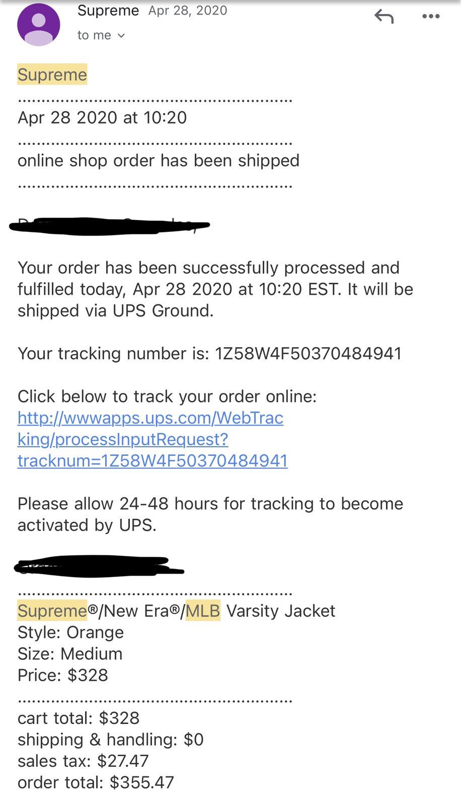 Supreme Supreme New Era MBL Varsity Jacket Size US M / EU 48-50 / 2 - 10 Thumbnail