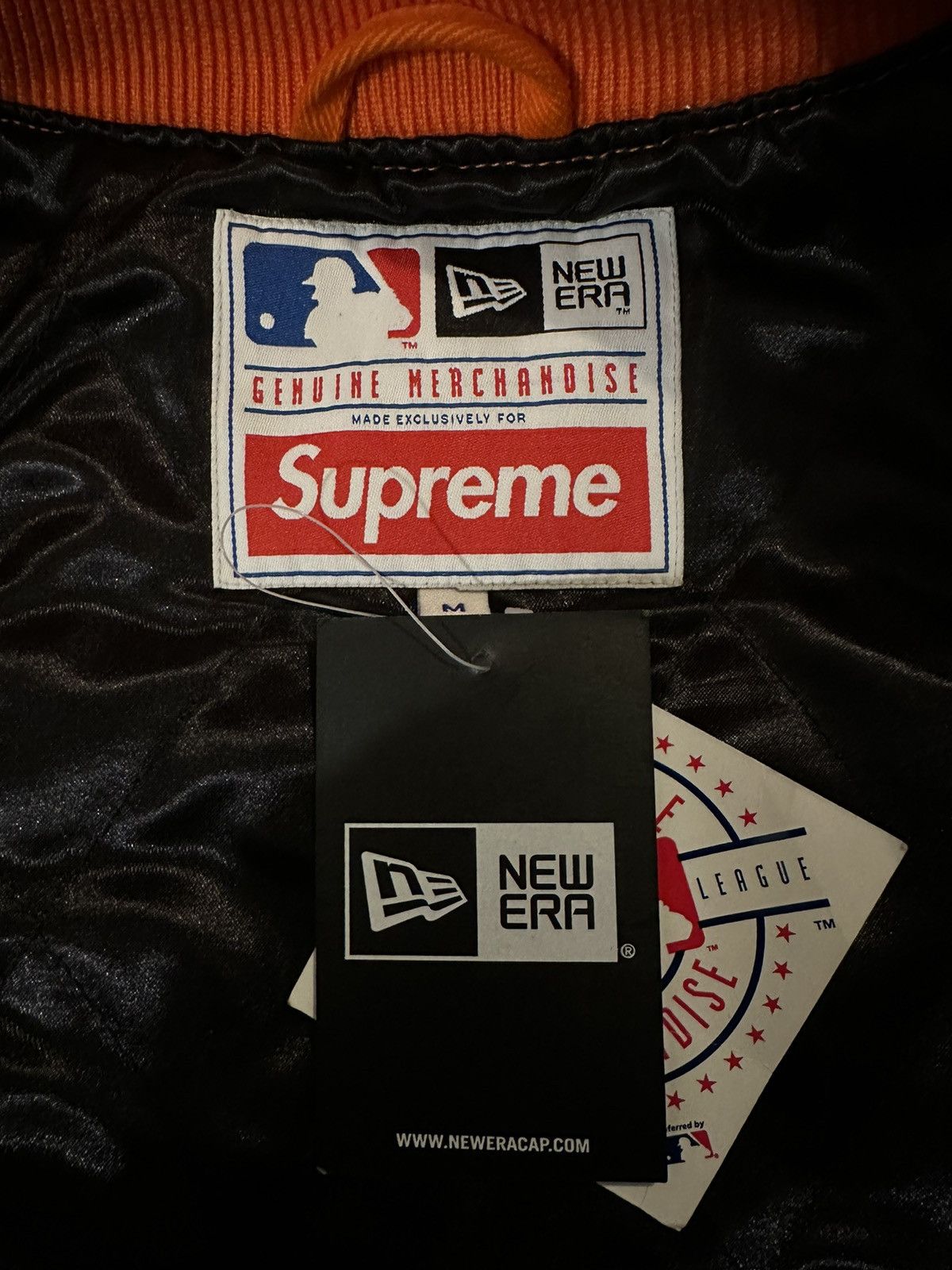 Supreme Supreme New Era MBL Varsity Jacket Size US M / EU 48-50 / 2 - 3 Thumbnail