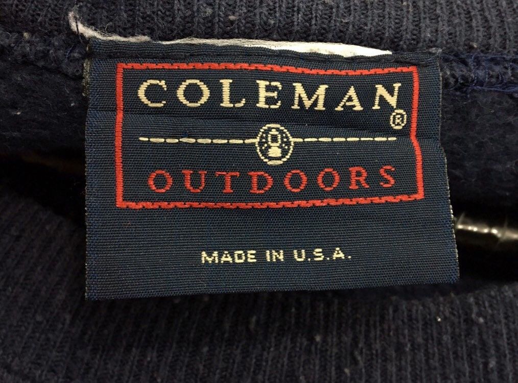 Coleman × Vintage Vintage 90s Coleman American Anglers Crewneck Sweatshirt Size US M / EU 48-50 / 2 - 8 Thumbnail
