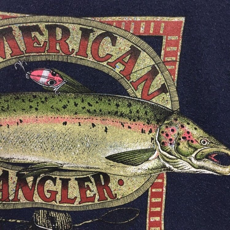 Coleman × Vintage Vintage 90s Coleman American Anglers Crewneck Sweatshirt Size US M / EU 48-50 / 2 - 7 Thumbnail