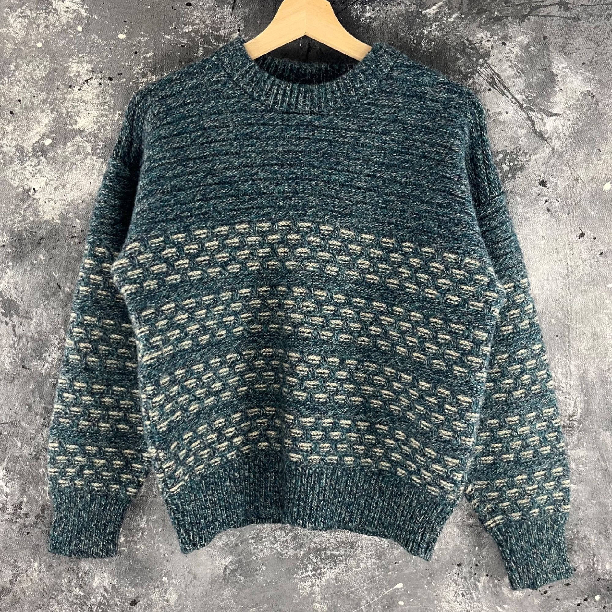 Vintage Vintage 80’s Pattern knit sweater Size US S / EU 44-46 / 1 - 1 Thumbnail