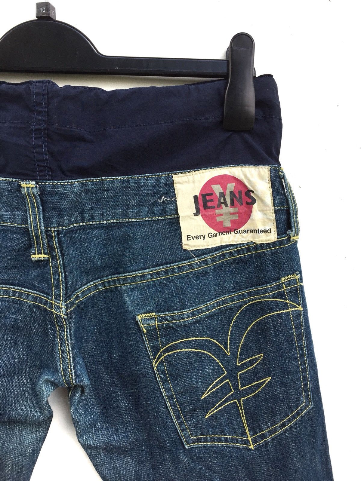 Designer × Japanese Brand Japan Brand Yen Jeans Double Waist Drawstring Size US 28 / EU 44 - 5 Thumbnail