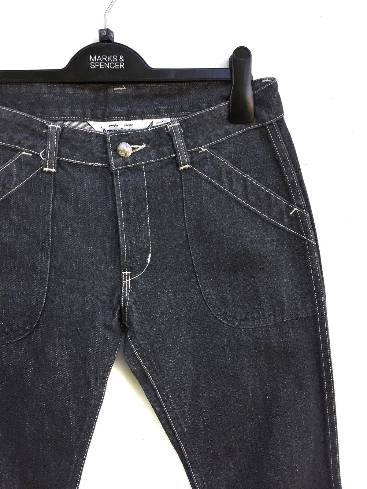 Japanese Brand Streetwear Americana Fatigue Design Denim Jeans Work Wear Size US 28 / EU 44 - 4 Thumbnail