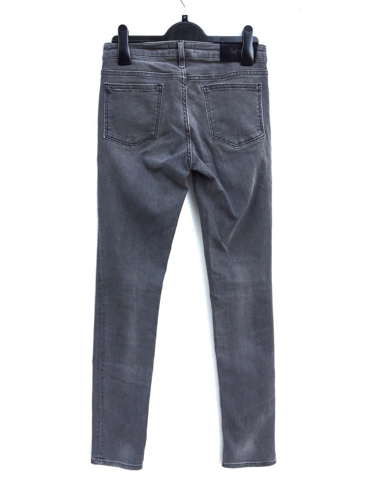 Acne Studios Acne Studios Grey Distressed Skinny Jeans Punk Rock Grunge Size US 28 / EU 44 - 2 Thumbnail