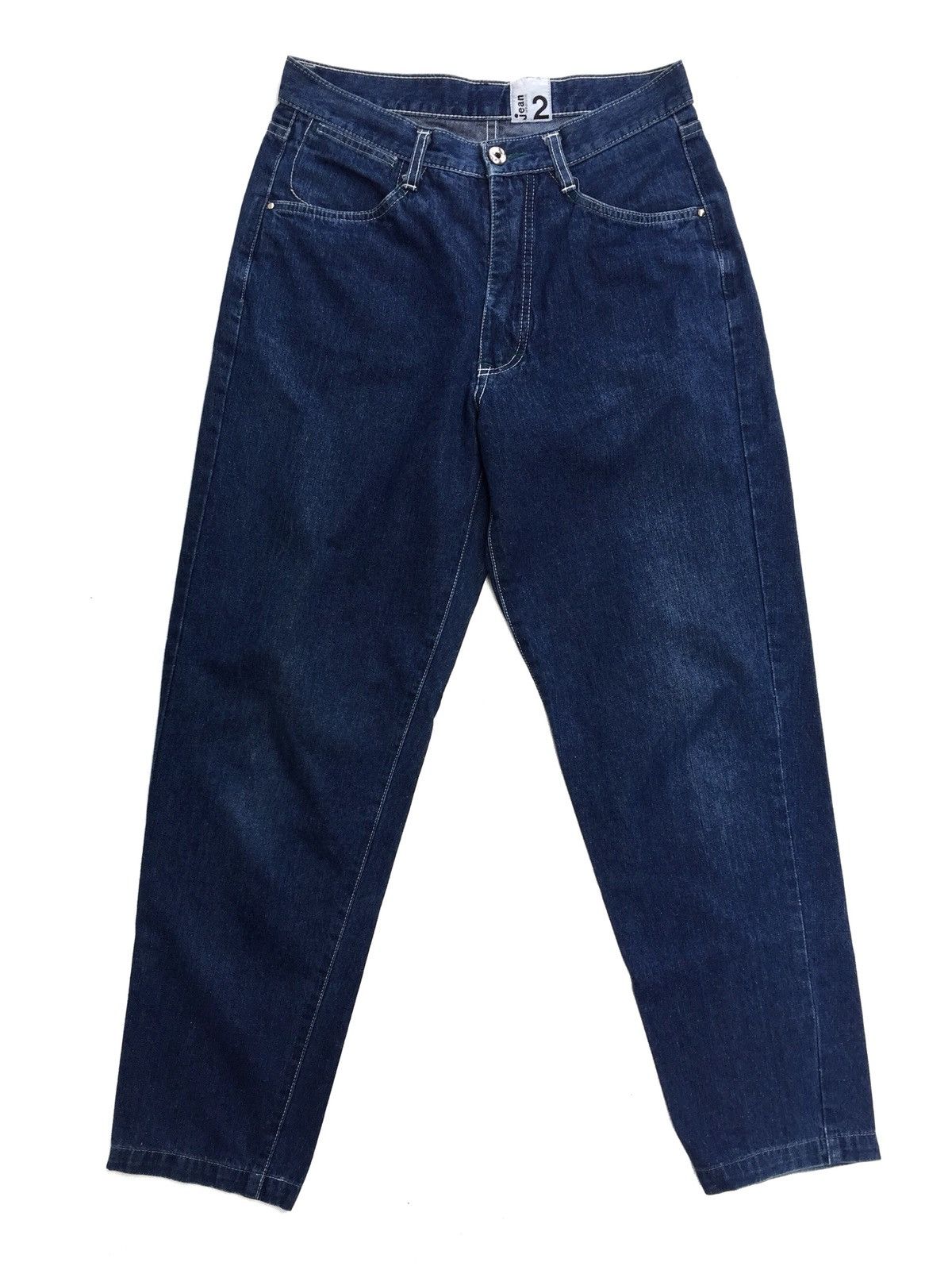 image of Issey Miyake Jean Of Plantation 2 Label Baggy Jeans in Denim, Men's (Size 28)