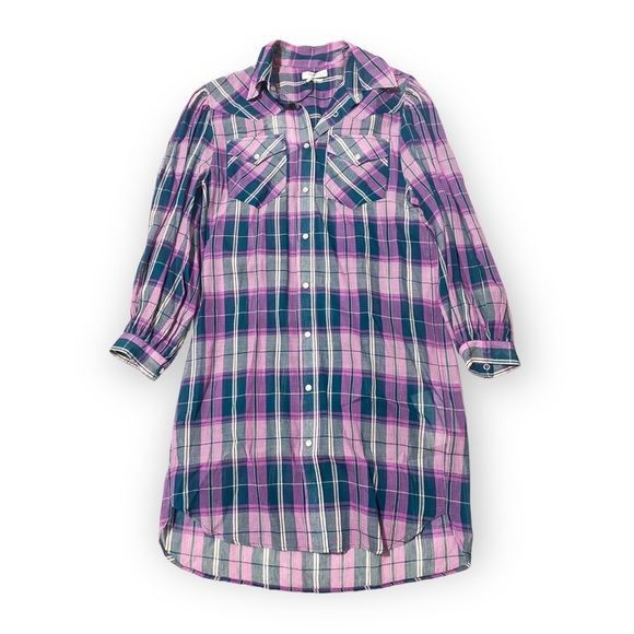 Isabel Marant Etoile NWT, Isabel Marant Etoile Britany checked cotton shirt dress Size XS / US 0-2 / IT 36-38 - 7 Thumbnail