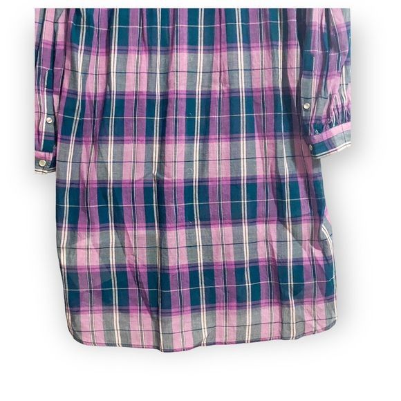 Isabel Marant Etoile NWT, Isabel Marant Etoile Britany checked cotton shirt dress Size XS / US 0-2 / IT 36-38 - 6 Thumbnail