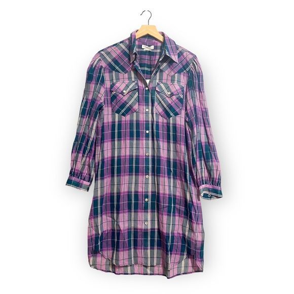 Isabel Marant Etoile NWT, Isabel Marant Etoile Britany checked cotton shirt dress Size XS / US 0-2 / IT 36-38 - 1 Thumbnail