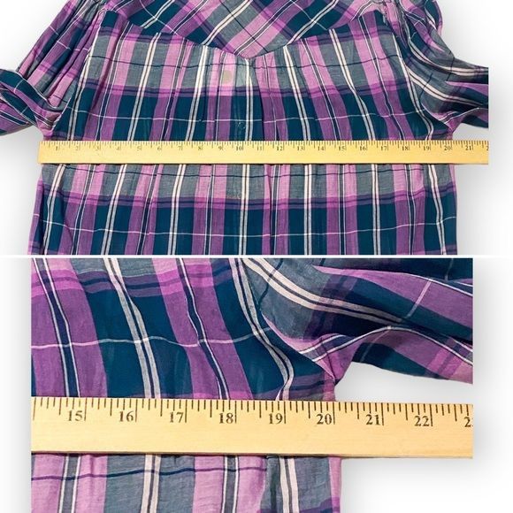 Isabel Marant Etoile NWT, Isabel Marant Etoile Britany checked cotton shirt dress Size XS / US 0-2 / IT 36-38 - 14 Thumbnail