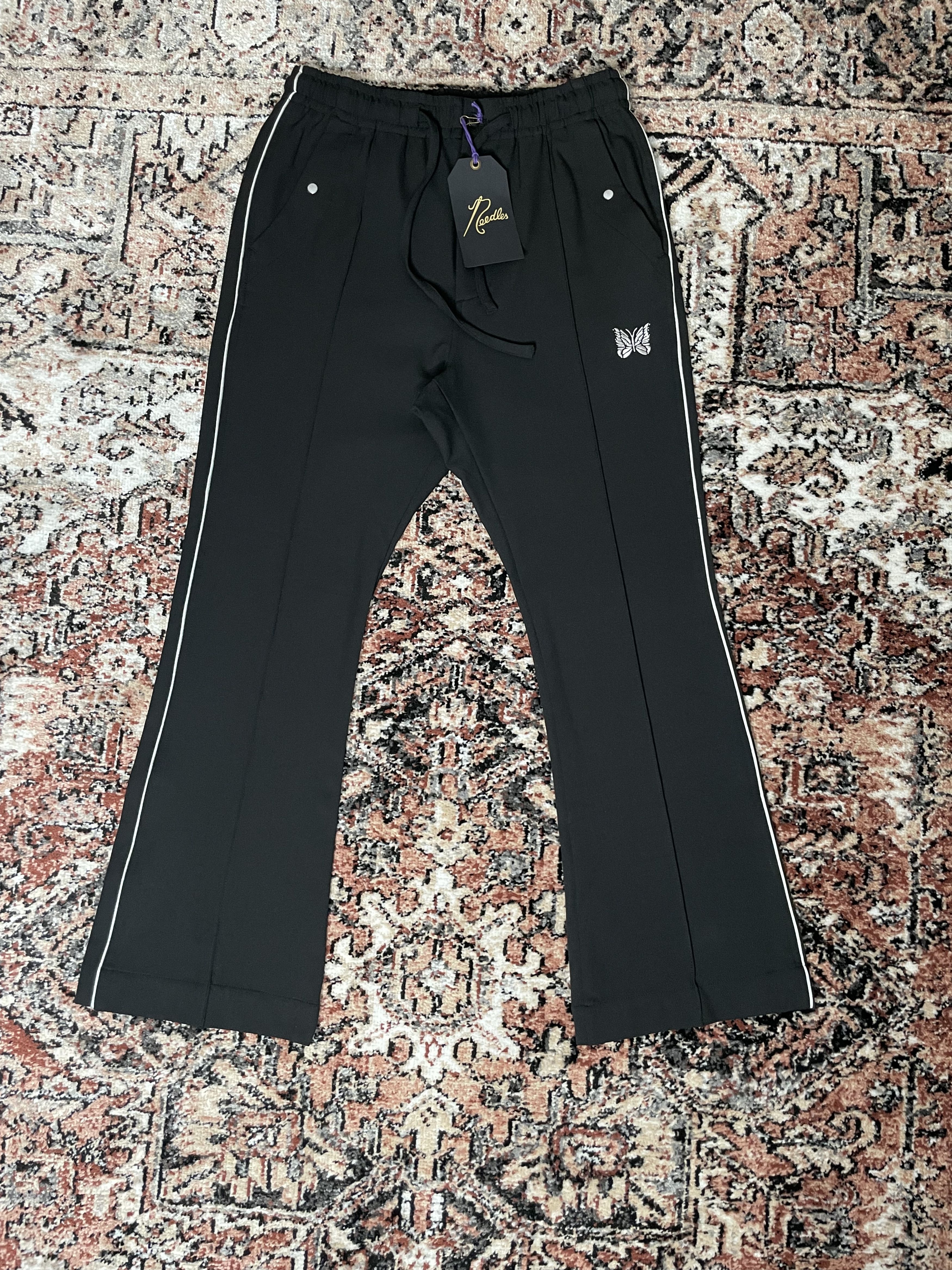 Needles Needles - Black Flare Track Pants | Grailed