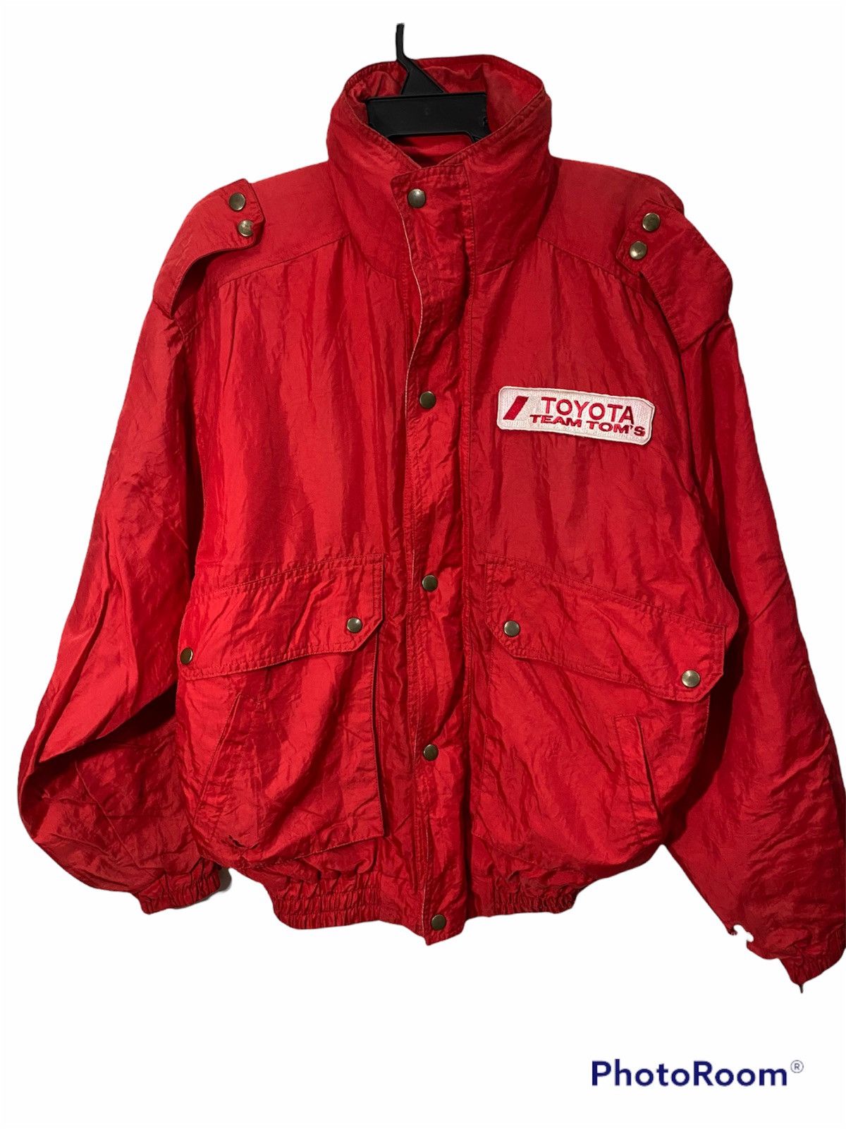 Toms × Vintage RARE vintage toyota team tom's distress red jacket Size US XXL / EU 58 / 5 - 1 Thumbnail