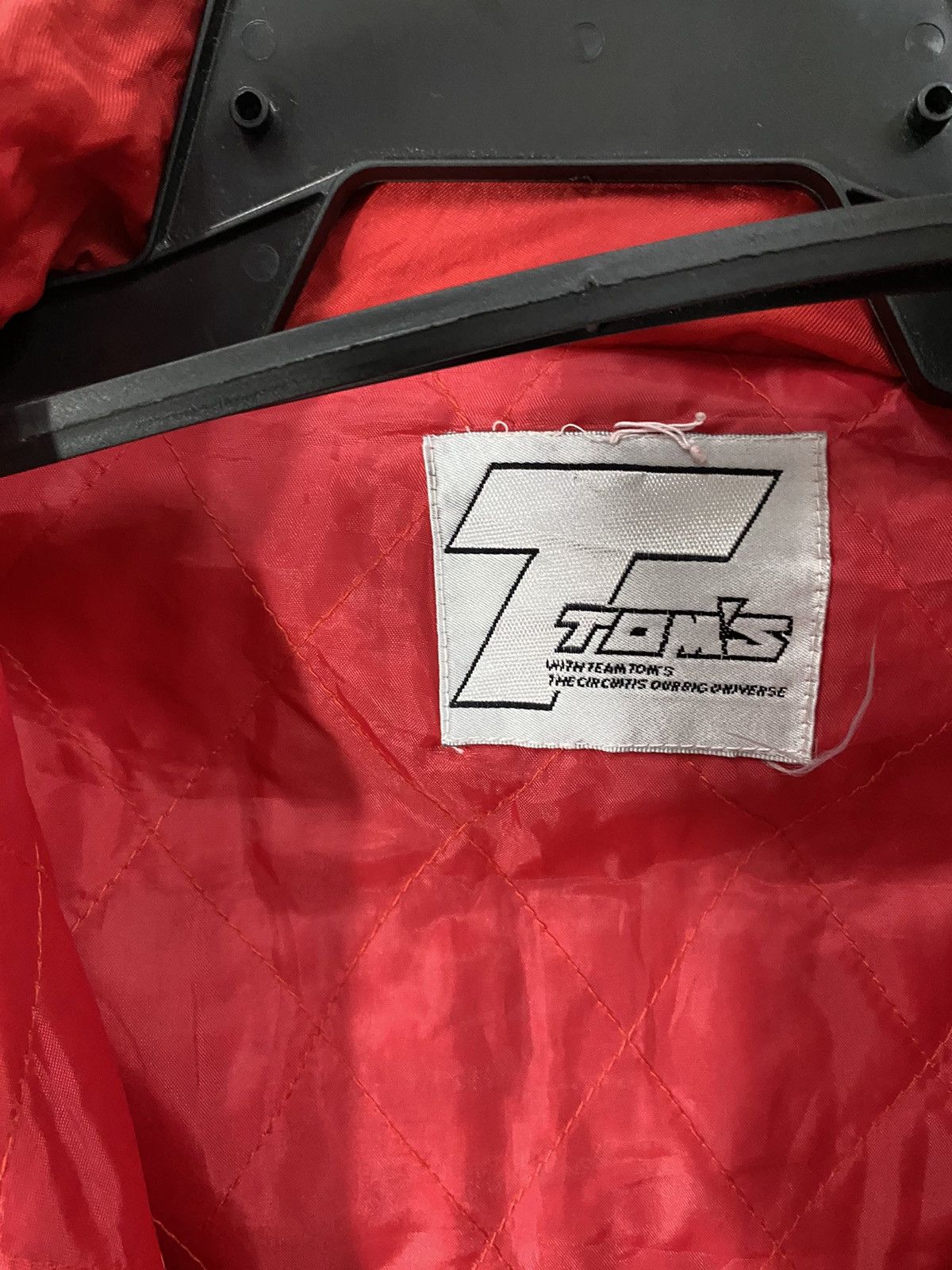 Toms × Vintage RARE vintage toyota team tom's distress red jacket Size US XXL / EU 58 / 5 - 3 Thumbnail