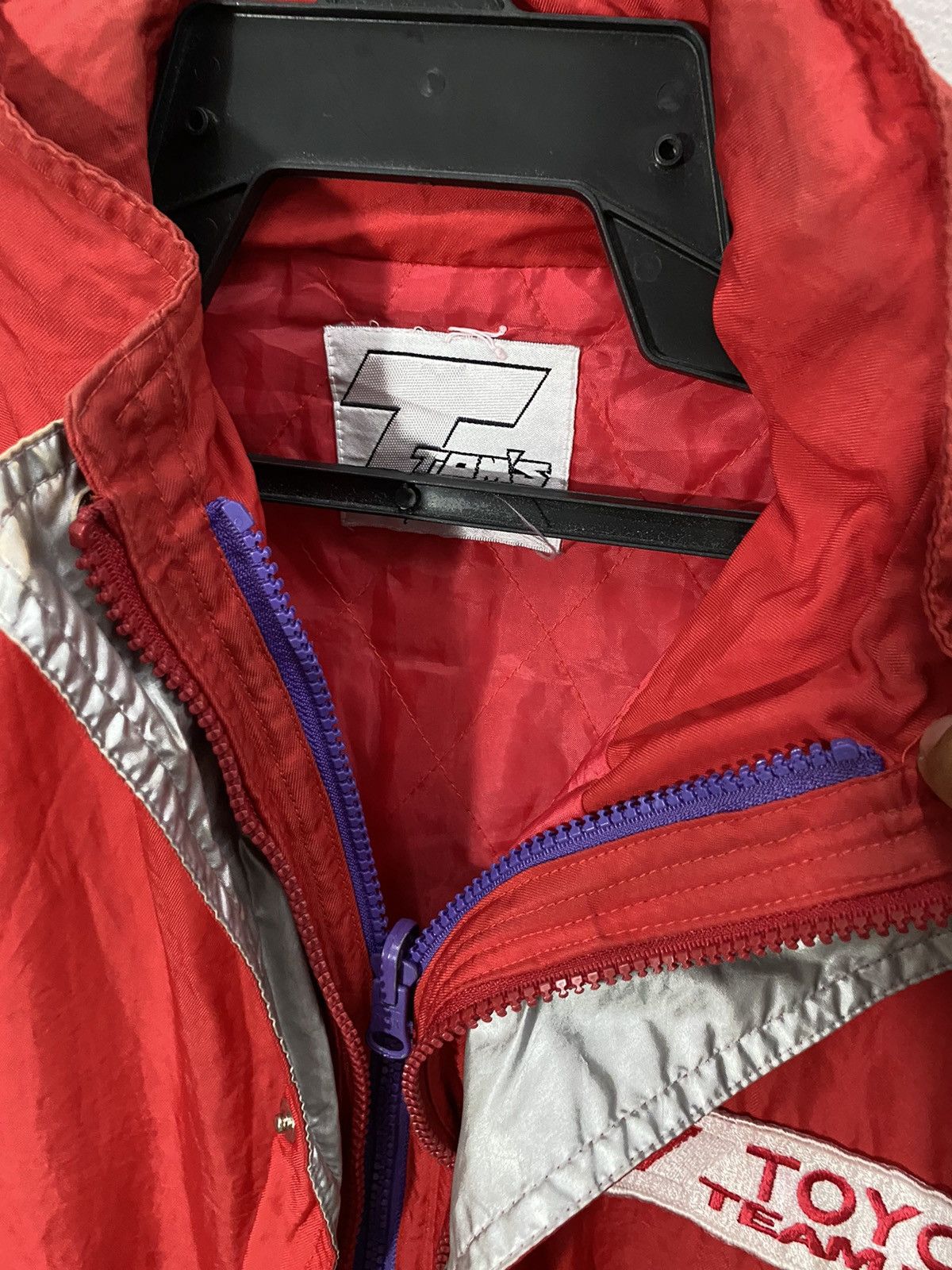 Toms × Vintage RARE vintage toyota team tom's distress red jacket Size US XXL / EU 58 / 5 - 12 Thumbnail