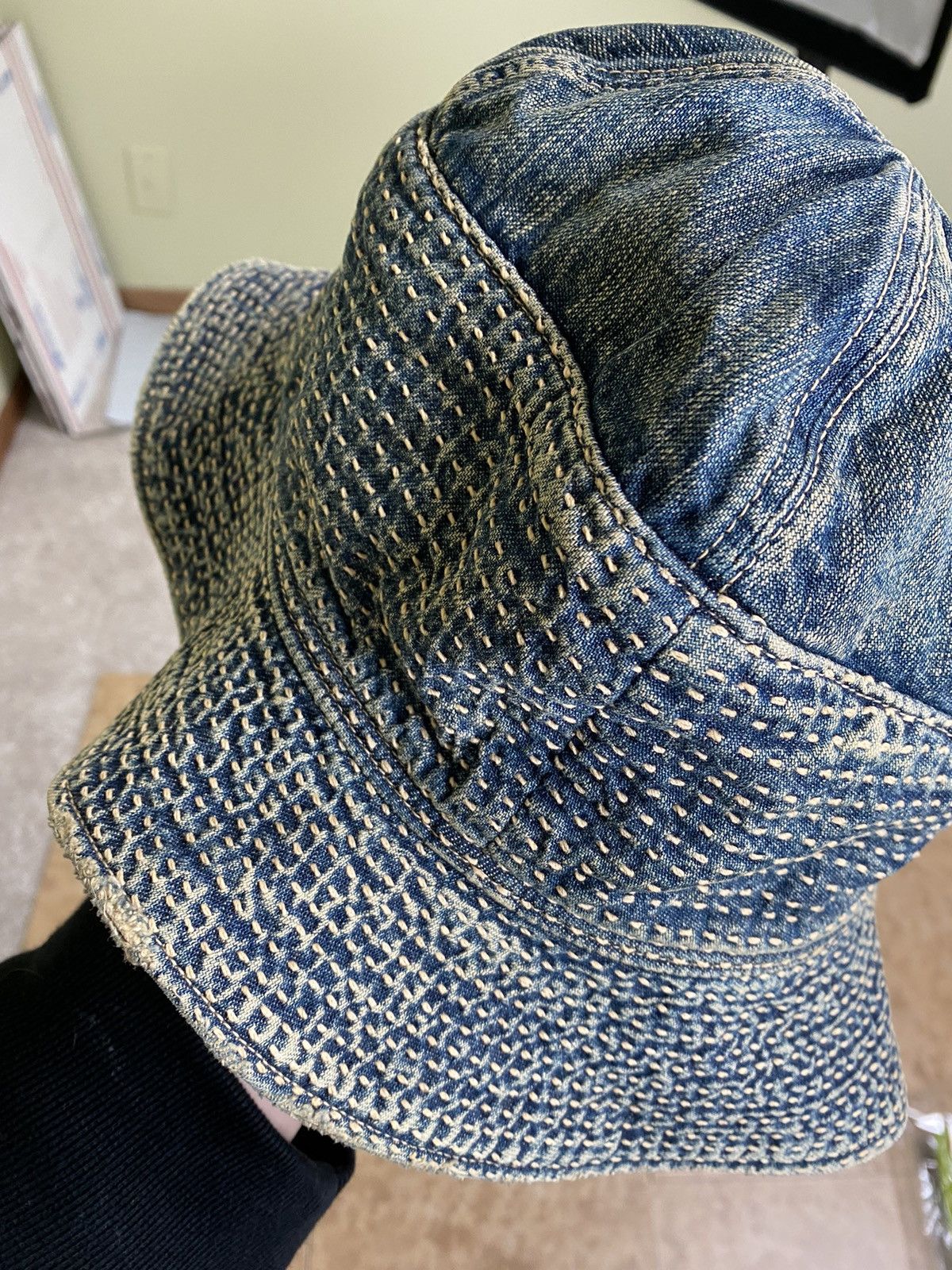 Kapital × Kapital Kountry × Proleta Re Art Very rare kapital kountry proleta sashiko yuga boro distress Size ONE SIZE - 5 Thumbnail