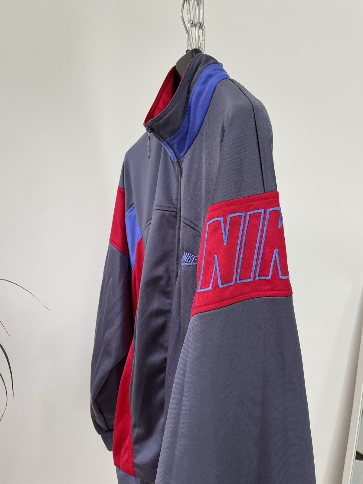 Nike × Vintage Vintage Nike suit track pants zip up hoodie 90s Size US XL / EU 56 / 4 - 11 Thumbnail