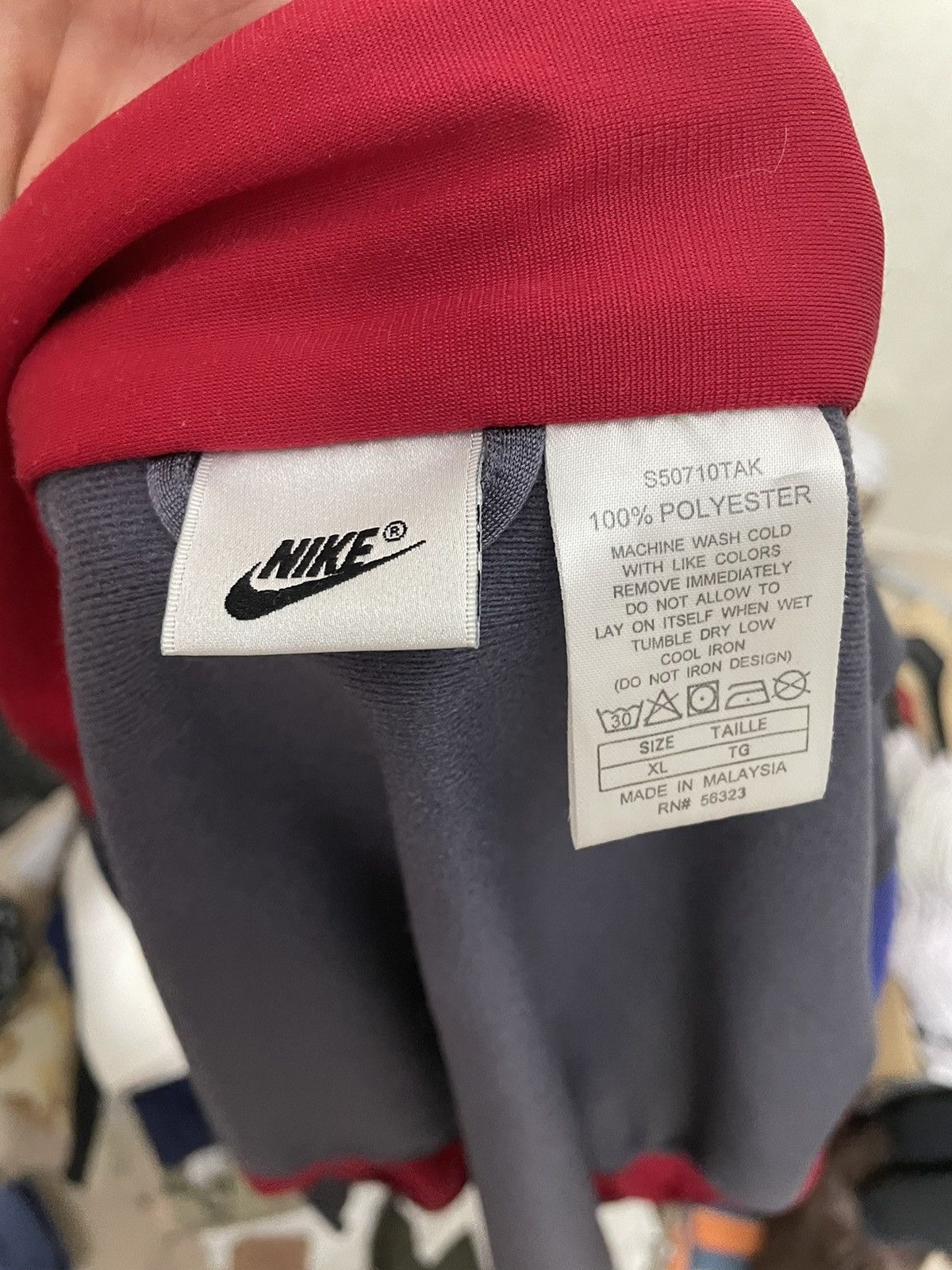 Nike × Vintage Vintage Nike suit track pants zip up hoodie 90s Size US XL / EU 56 / 4 - 14 Thumbnail