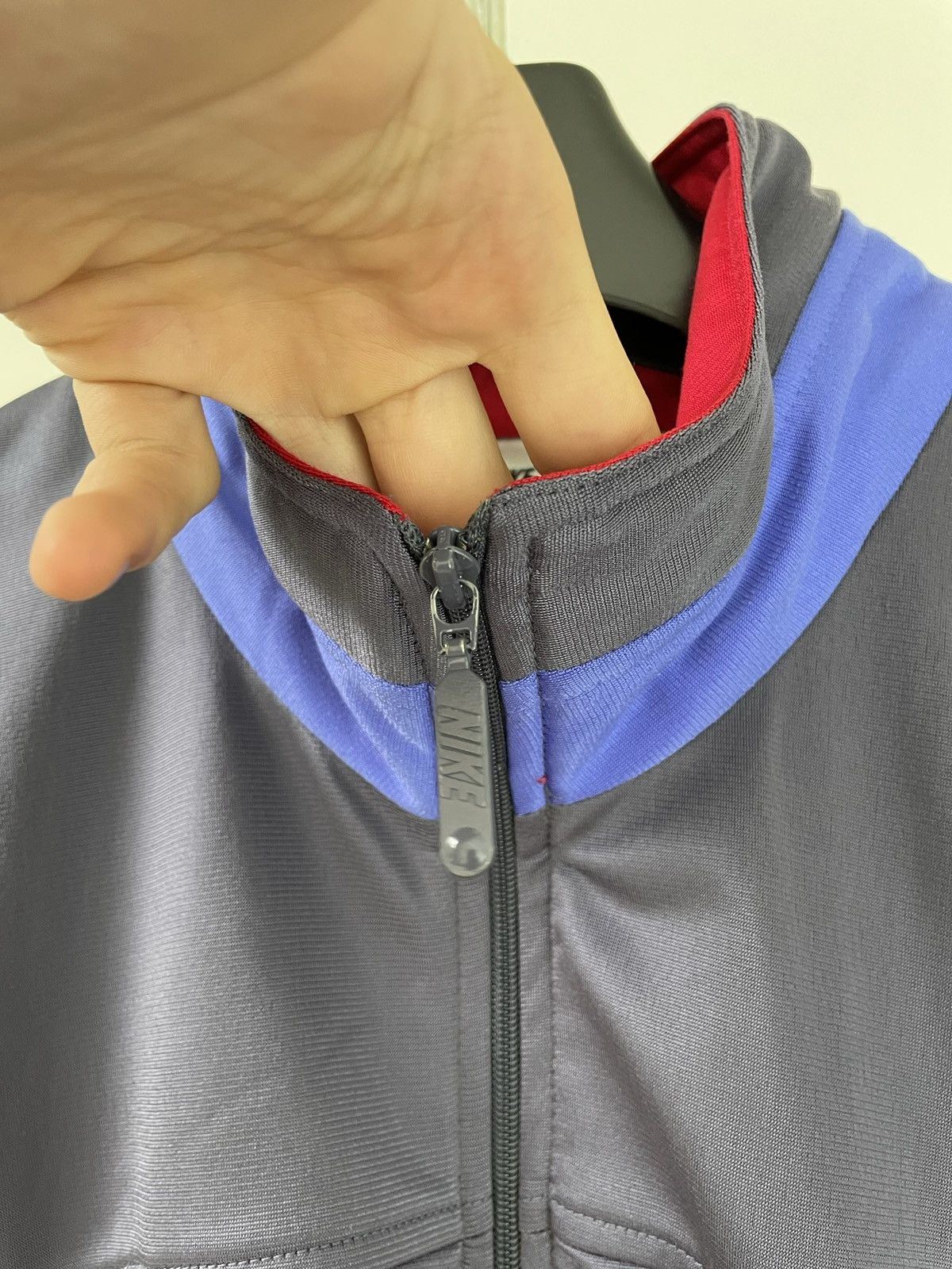 Nike × Vintage Vintage Nike suit track pants zip up hoodie 90s Size US XL / EU 56 / 4 - 13 Thumbnail