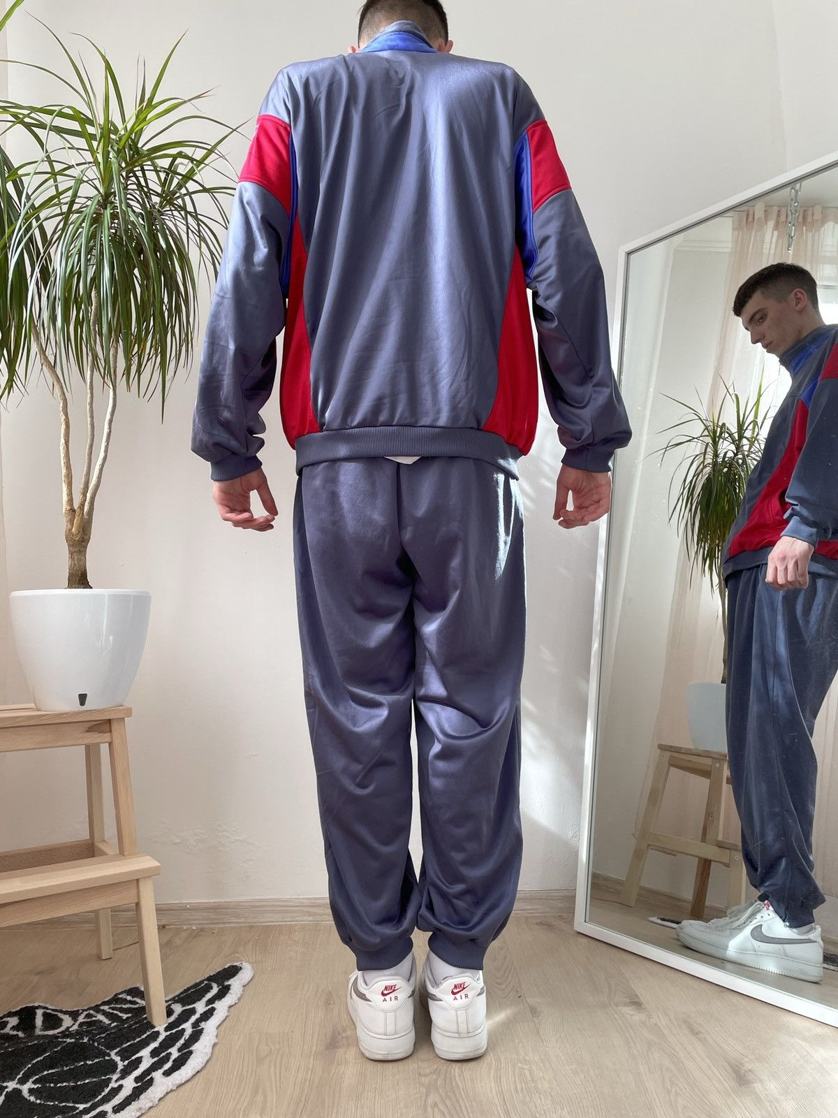 Nike × Vintage Vintage Nike suit track pants zip up hoodie 90s Size US XL / EU 56 / 4 - 2 Thumbnail