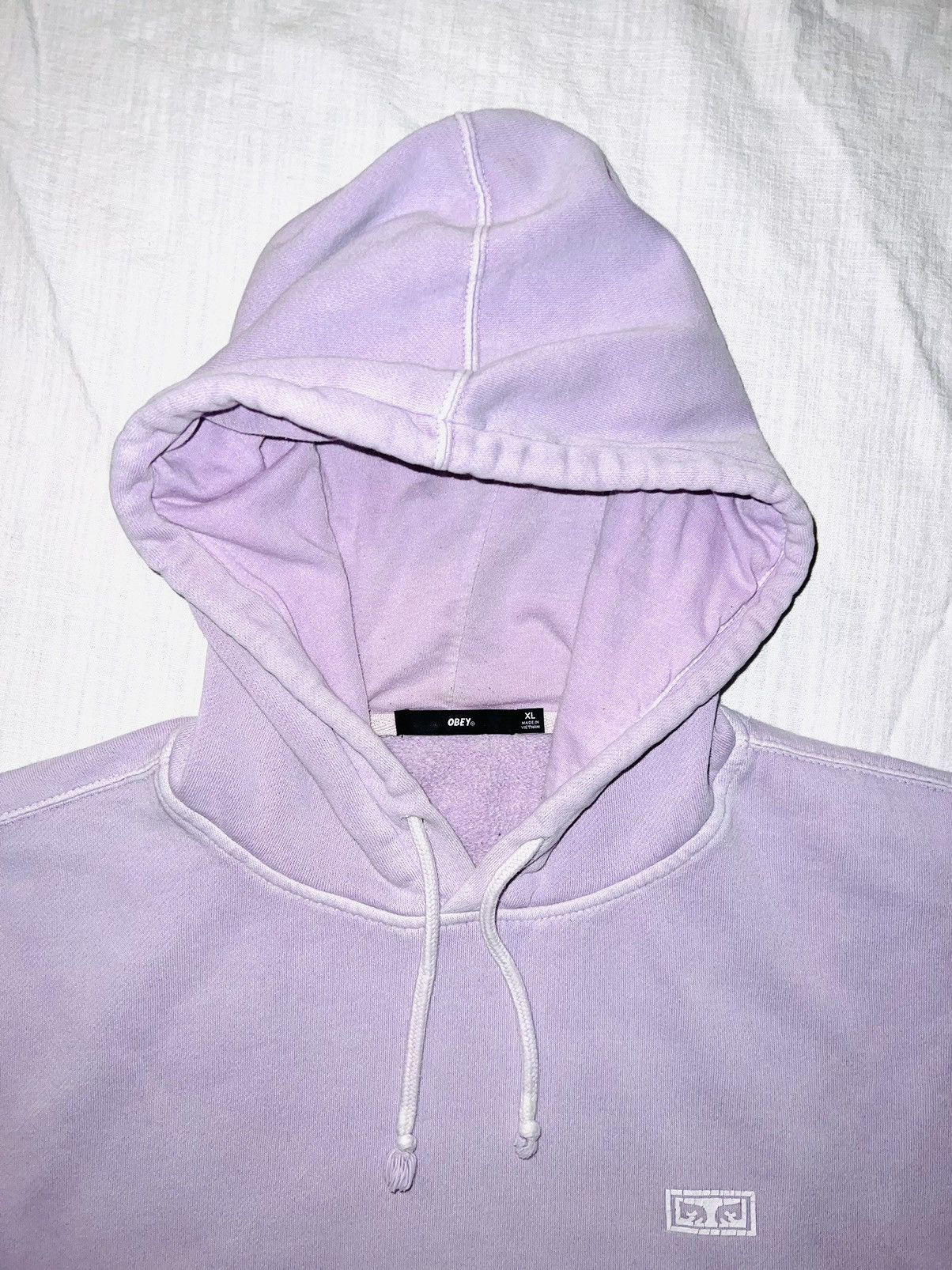 Obey × Vintage Vintage OBEY Pullover Hoodie Size US XL / EU 56 / 4 - 4 Thumbnail