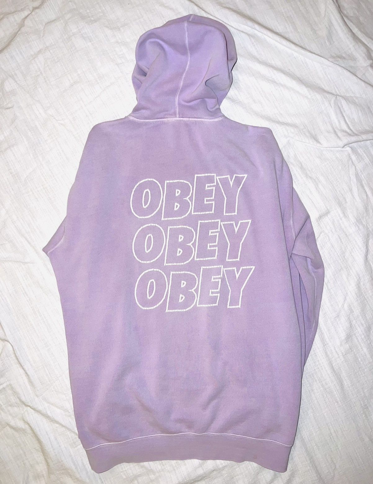 Obey × Vintage Vintage OBEY Pullover Hoodie Size US XL / EU 56 / 4 - 1 Thumbnail