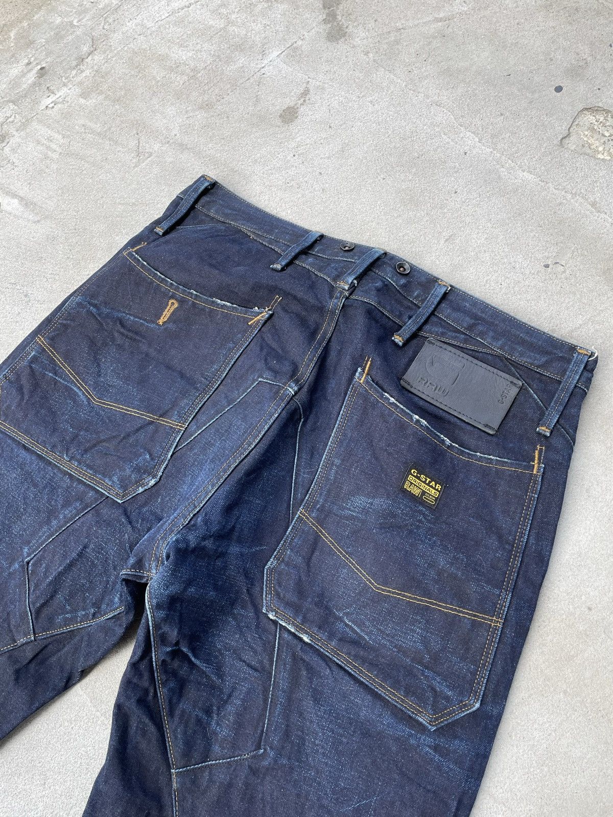 G-Star Vintage G Star Raw washed denim jeans Size US 32 / EU 48 - 7 Thumbnail