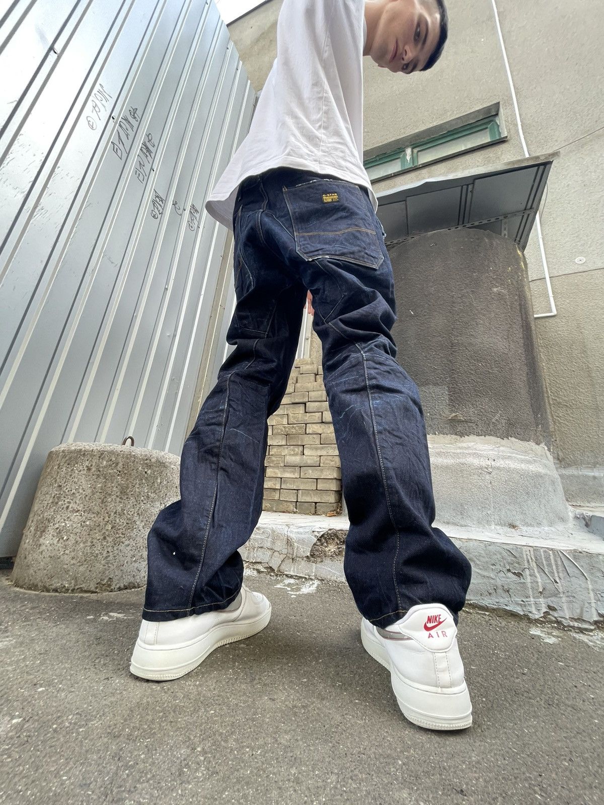 G-Star Vintage G Star Raw washed denim jeans Size US 32 / EU 48 - 5 Thumbnail