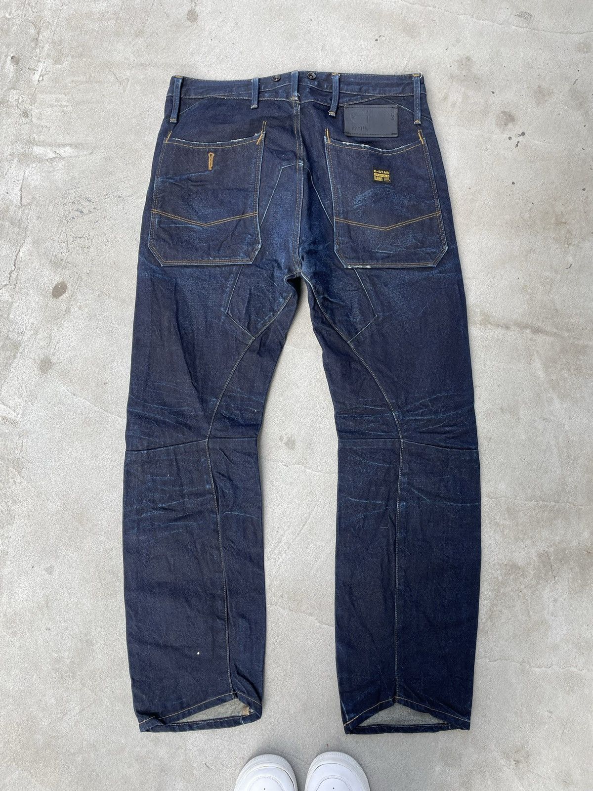 G-Star Vintage G Star Raw washed denim jeans Size US 32 / EU 48 - 6 Thumbnail