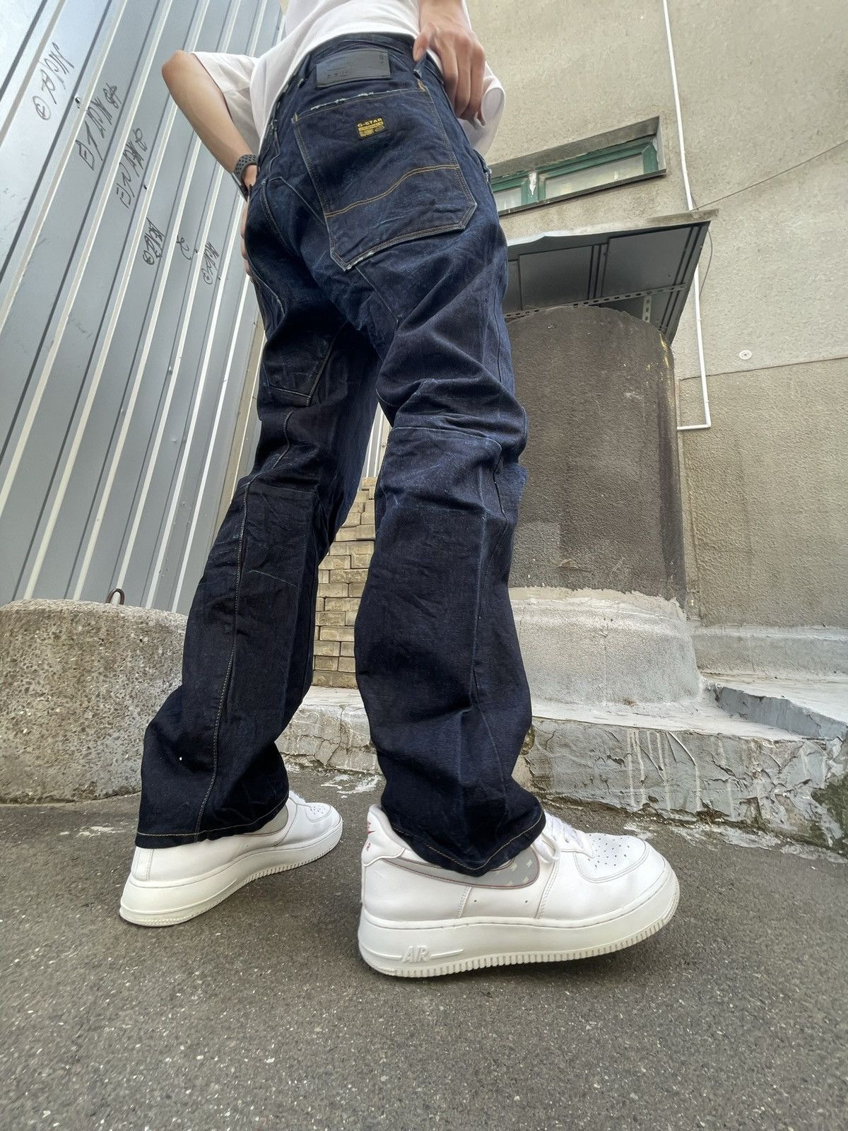 G-Star Vintage G Star Raw washed denim jeans Size US 32 / EU 48 - 1 Thumbnail