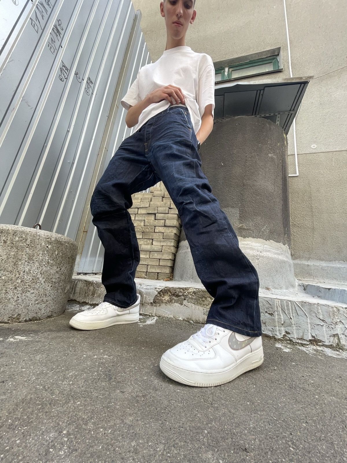 G-Star Vintage G Star Raw washed denim jeans Size US 32 / EU 48 - 14 Thumbnail