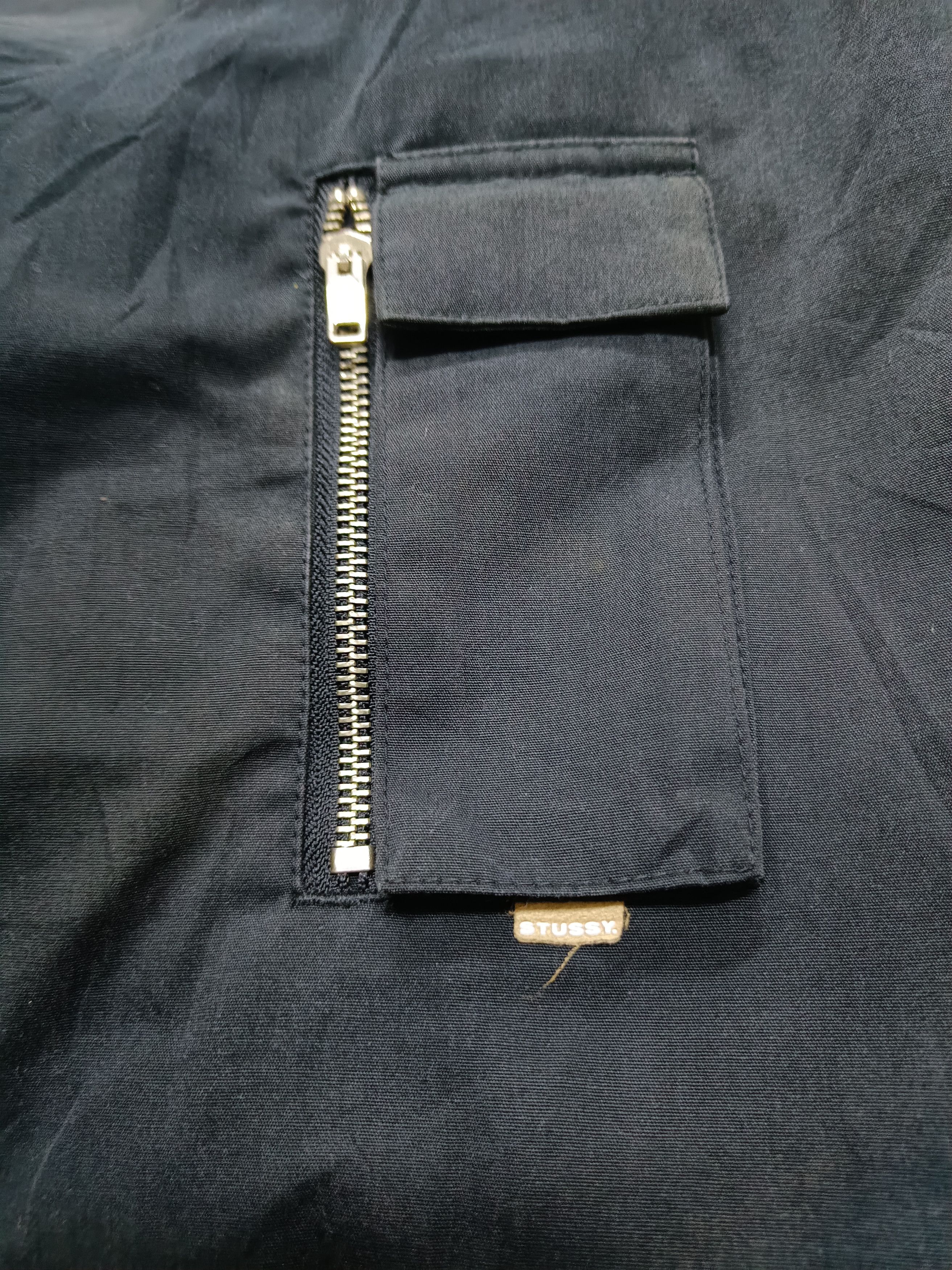 Stussy × Vintage Vintage Stussy Thermolite Plus Black Jacket Size US L / EU 52-54 / 3 - 6 Thumbnail
