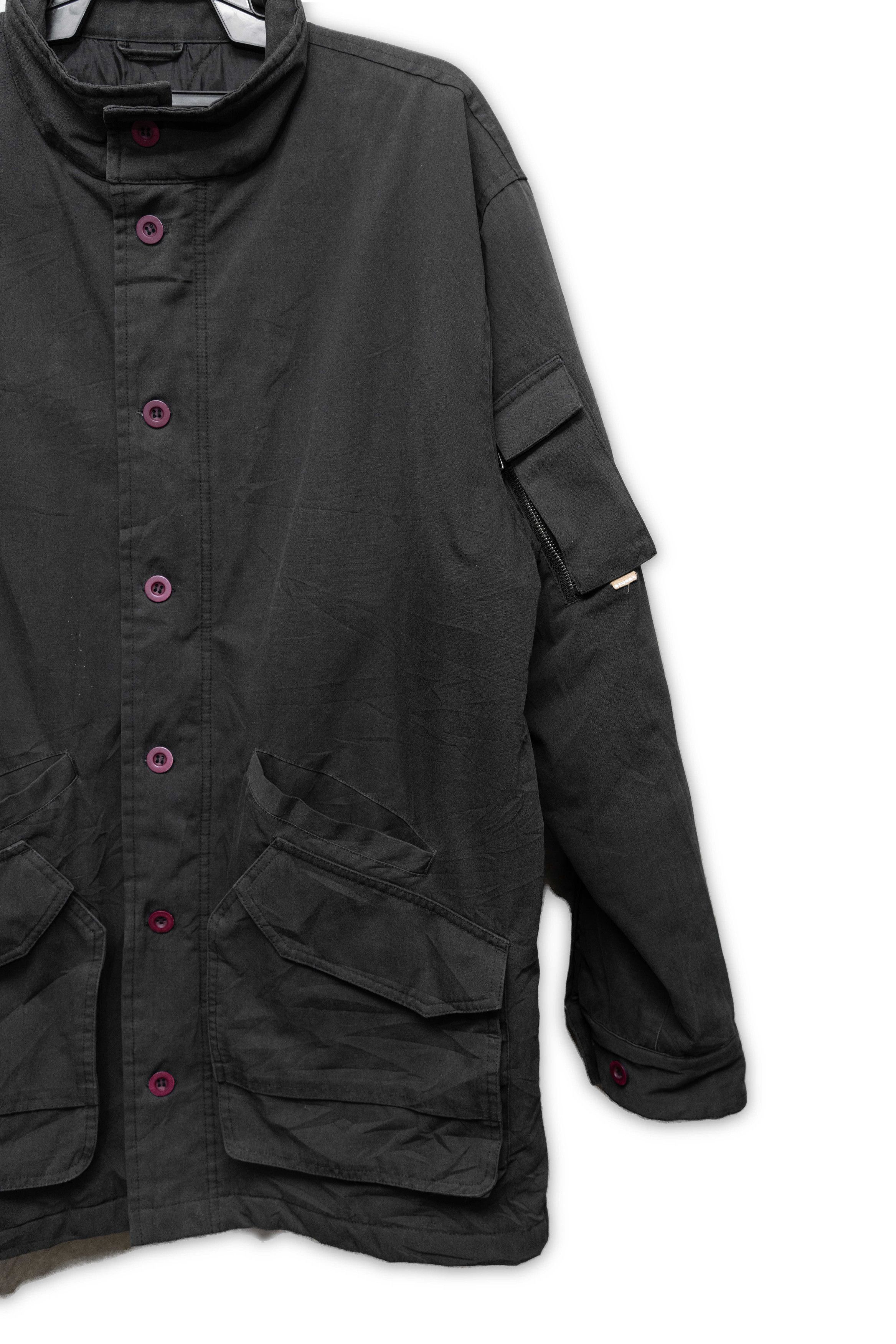Stussy × Vintage Vintage Stussy Thermolite Plus Black Jacket Size US L / EU 52-54 / 3 - 3 Thumbnail