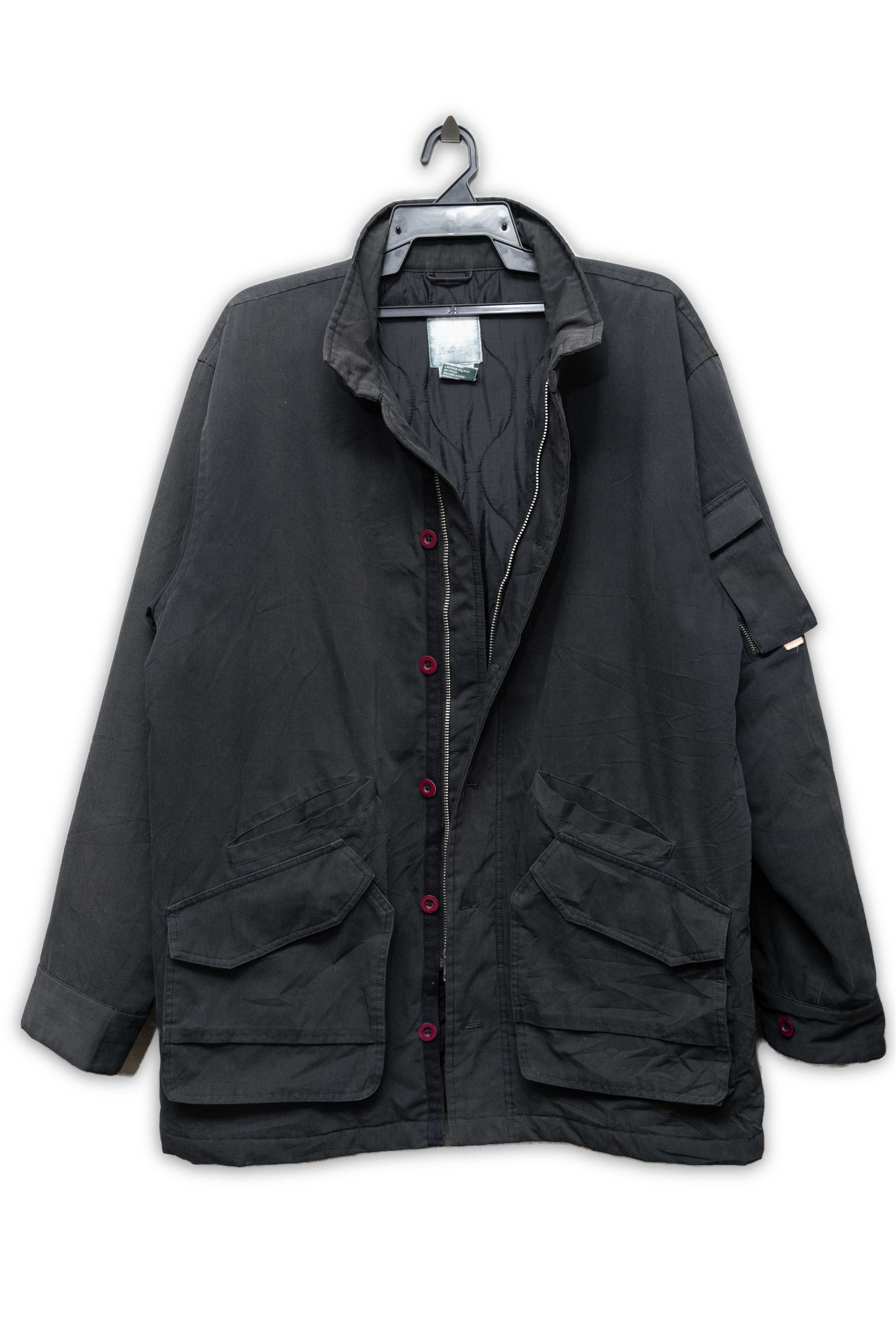 Stussy × Vintage Vintage Stussy Thermolite Plus Black Jacket Size US L / EU 52-54 / 3 - 5 Thumbnail