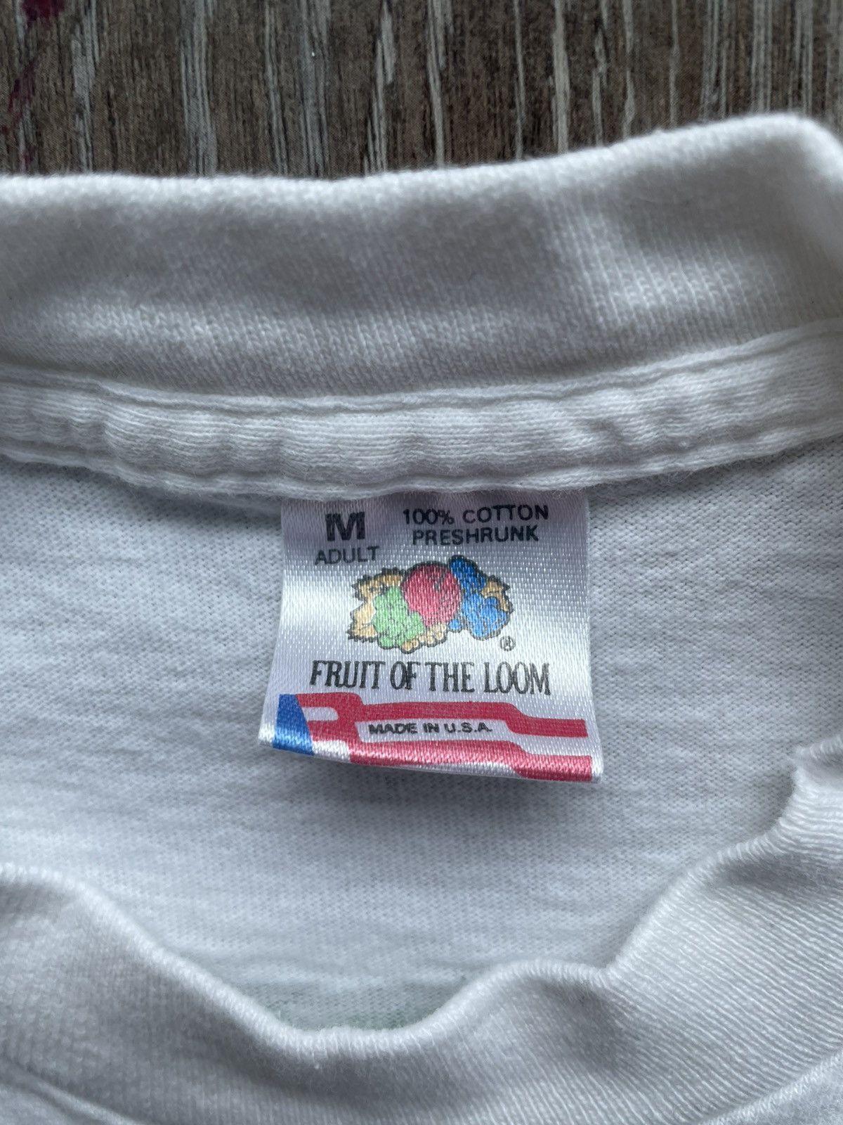 Fruit Of The Loom Vintage Single Stitch Hockey Tee Size US M / EU 48-50 / 2 - 5 Thumbnail