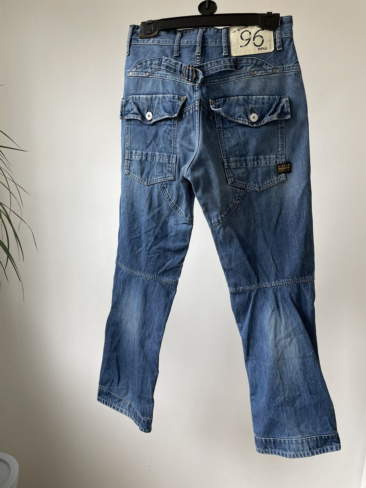 G-Star × Vintage Vintage G Star Raw jeans 30x32 denim blue double knee Size US 30 / EU 46 - 6 Thumbnail