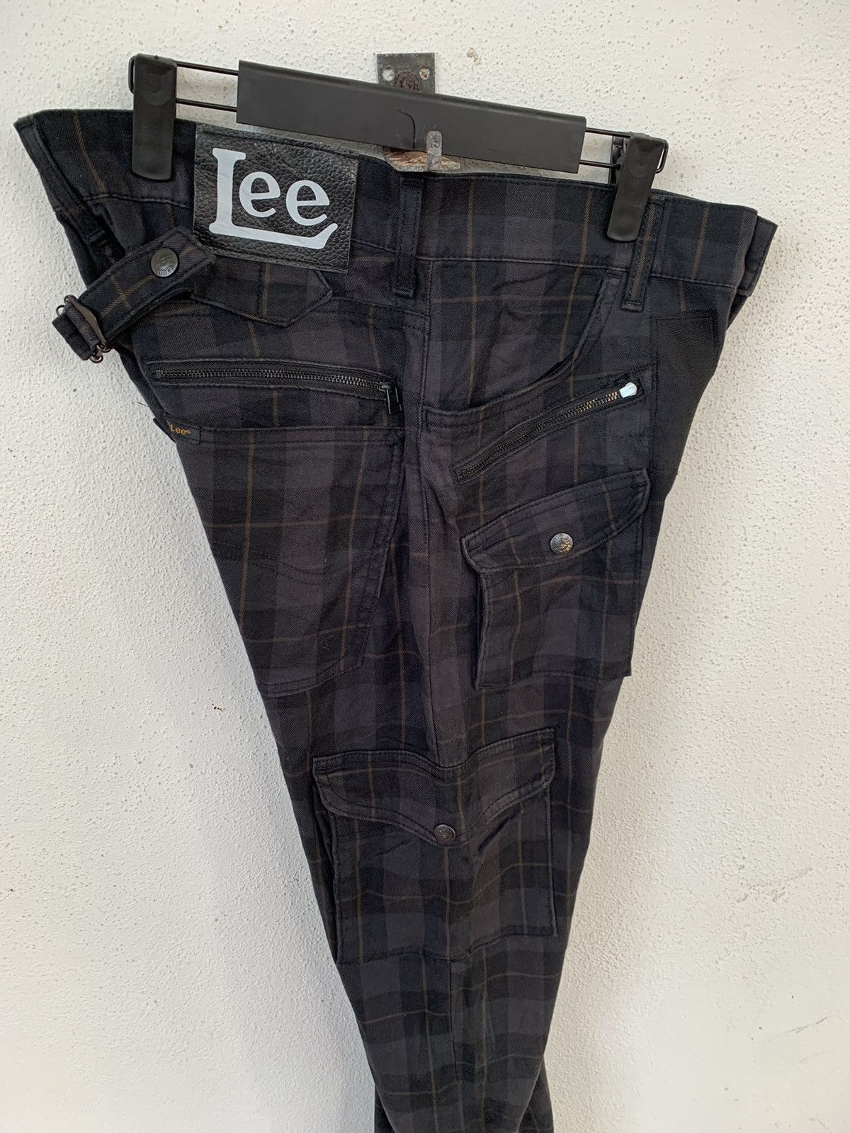 Japanese Brand × Lee × Vintage Vintage Lee Chekered Cargo Pant Back Buckle Size US 32 / EU 48 - 6 Thumbnail