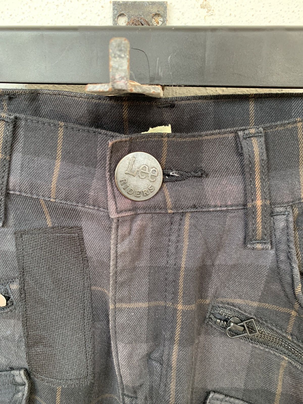 Japanese Brand × Lee × Vintage Vintage Lee Chekered Cargo Pant Back Buckle Size US 32 / EU 48 - 7 Thumbnail