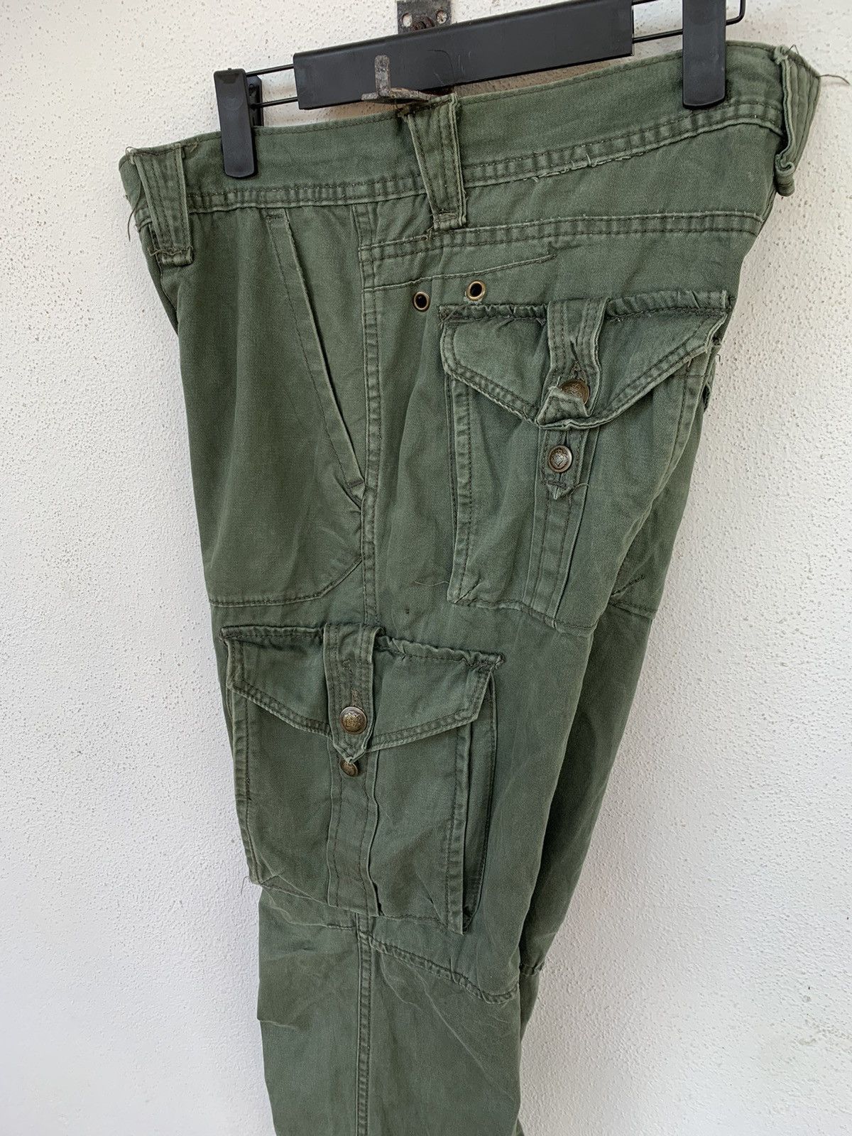 Designer × Japanese Brand Vintage Unbrand Military Cargo Pant Size US 34 / EU 50 - 6 Thumbnail
