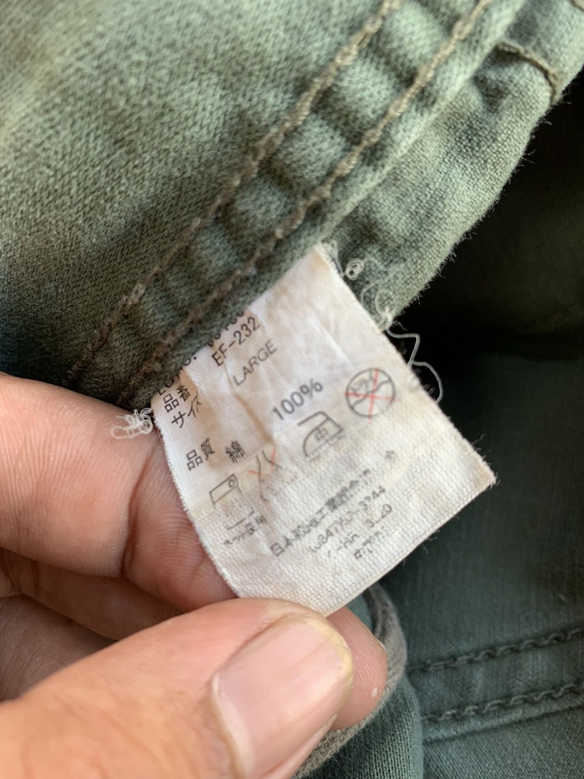 Designer × Japanese Brand Vintage Unbrand Military Cargo Pant Size US 34 / EU 50 - 7 Thumbnail