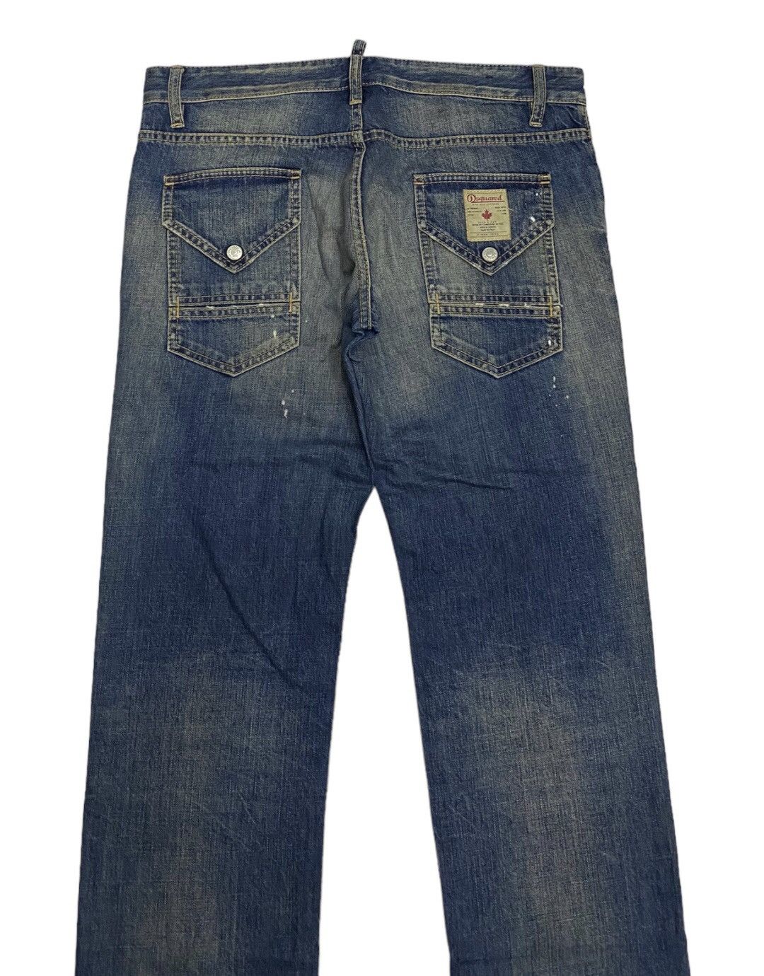 Dsquared2 DSQUARED2 MADE IN ITALY DISTRESSED DENIM PANTS RARE DESIGN Size US 35 - 6 Thumbnail